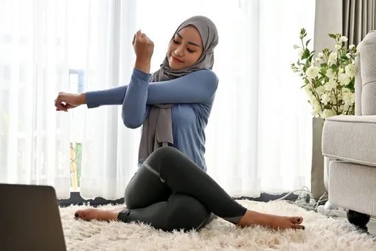 photo of woman doing yoga