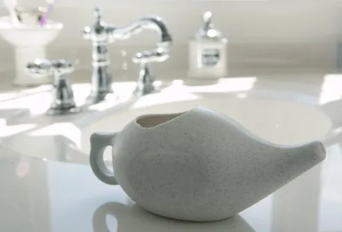 Natural Cold Flu Relief  in Pictures Neti  Pots  Zinc 