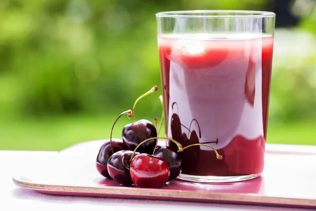 photo of tart cherry juice
