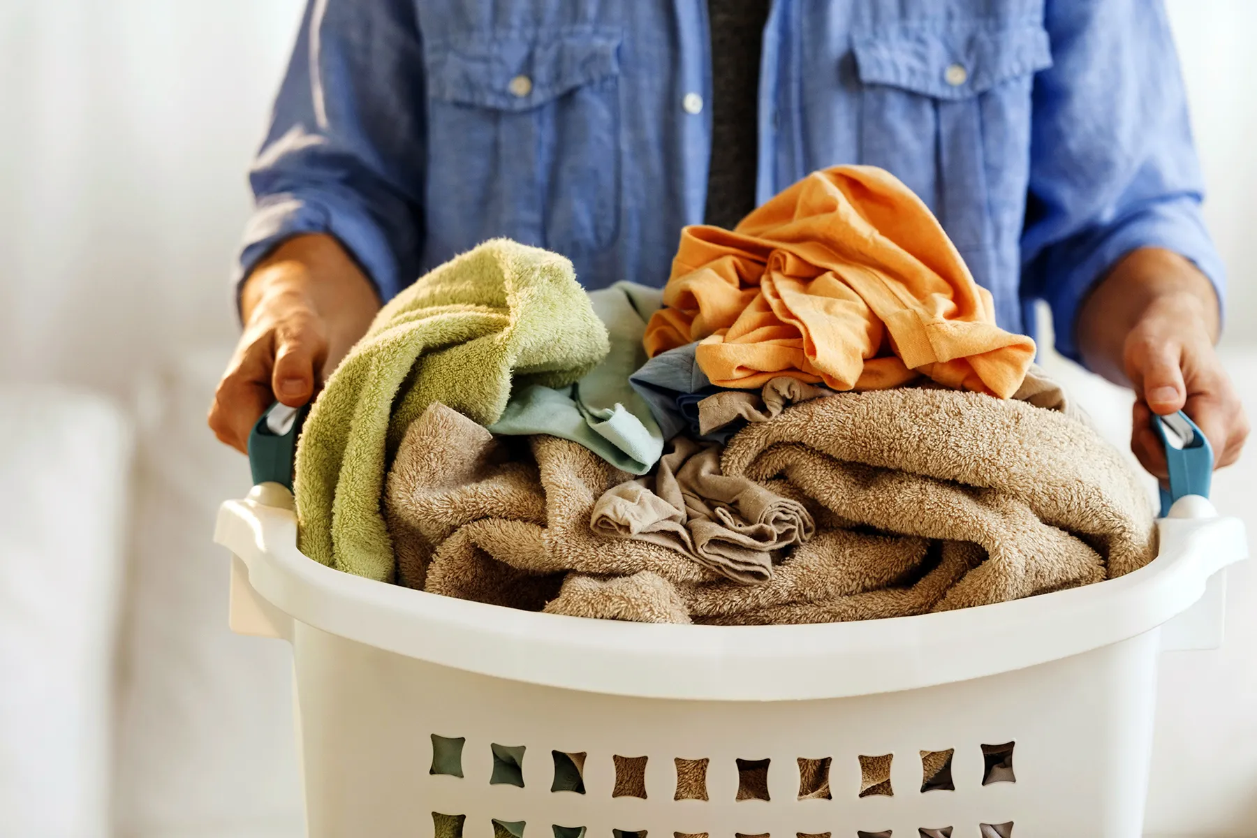 photo of laundry basket