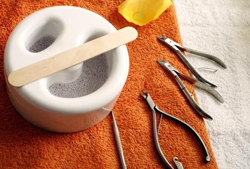 cleaning pedicure tools