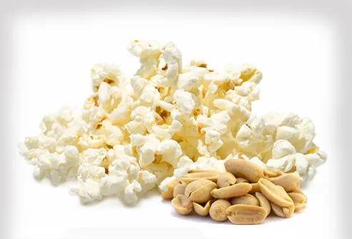 popcorn and peanuts