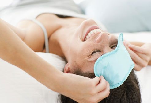 Woman Waking Up With Smile