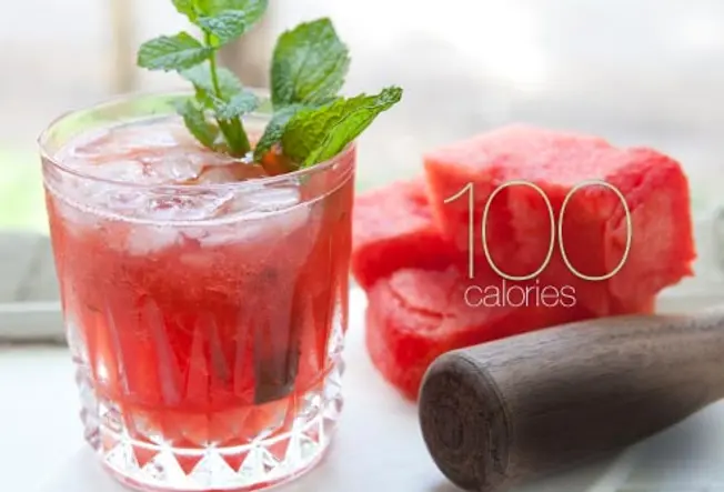 Watermelon Mojito: 100 Calories