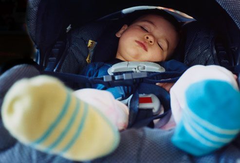 Baby Sleeping In Car Seat