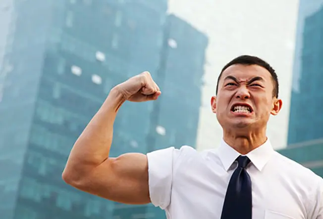 getty rf photo of angry asian man