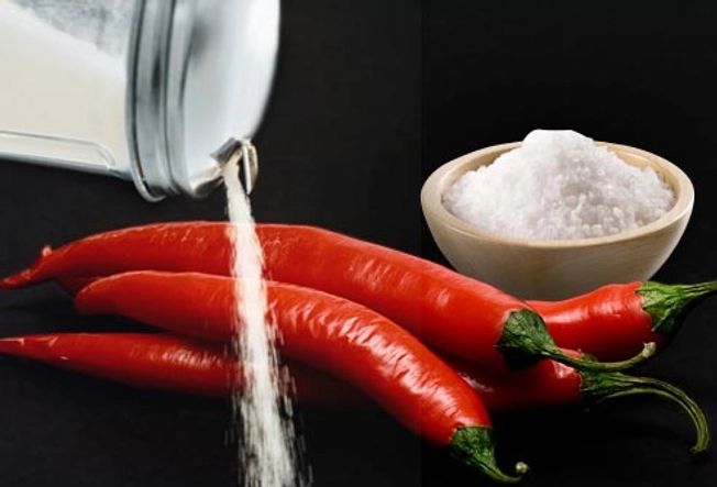 Chili Pepper, Salt, and Sugar