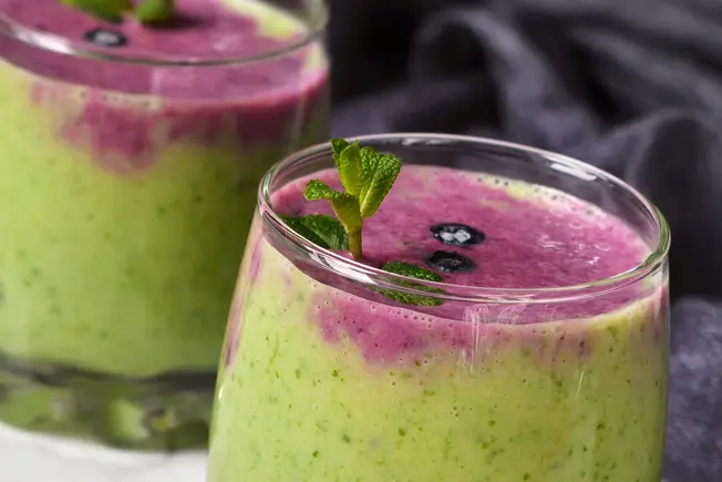 Blueberry-Spinach Smoothie
