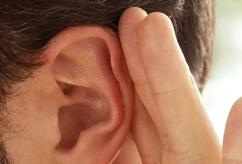hearing loss close up