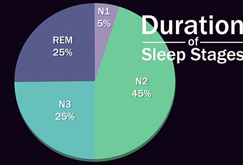 sleep stages pie chart