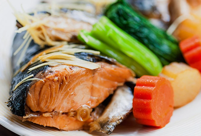 Steamed or Broiled Fatty Fish