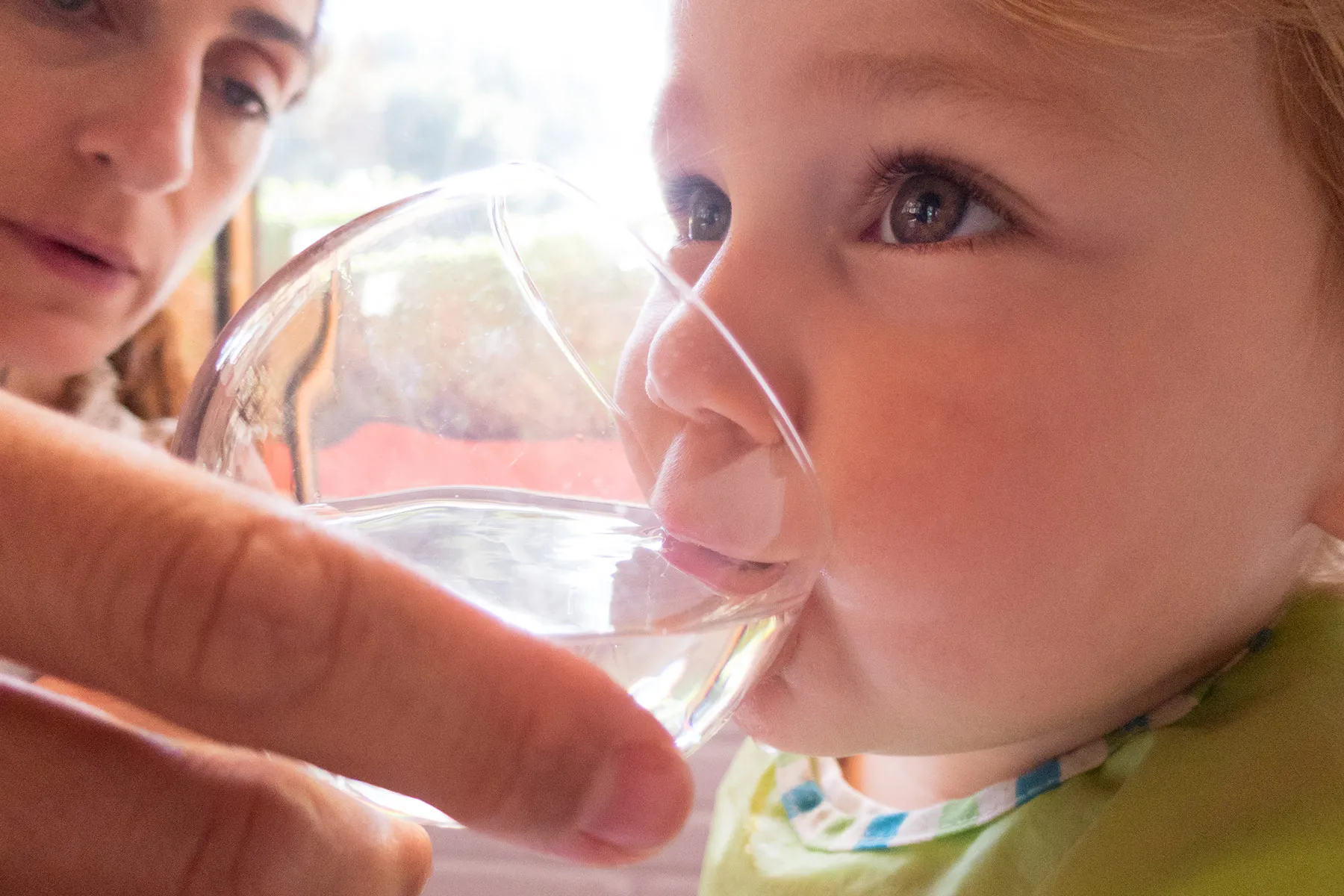 baby ate small piece of plastic