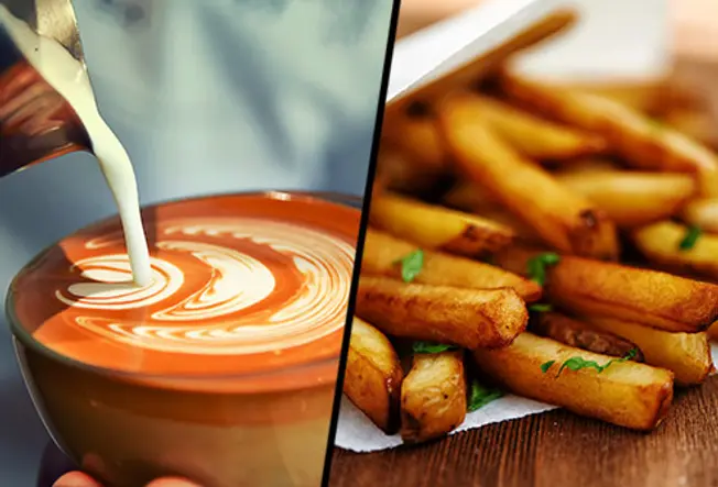 Caffe Latte or French Fries?