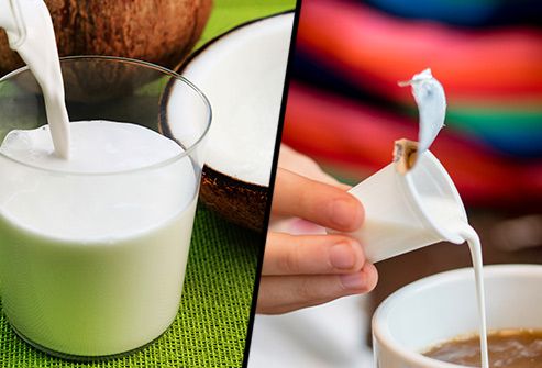 coconut milk and half and half