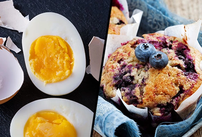 Egg or Blueberry Muffin?