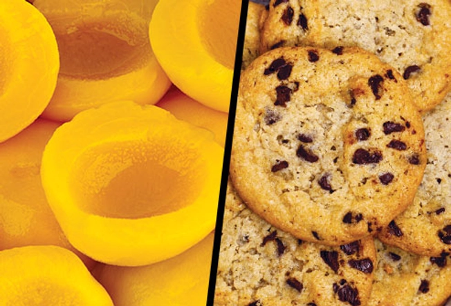 Canned Peaches or Chocolate Chip Cookies