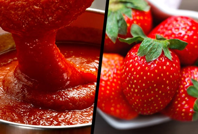 Jarred Tomato Sauce or Strawberries