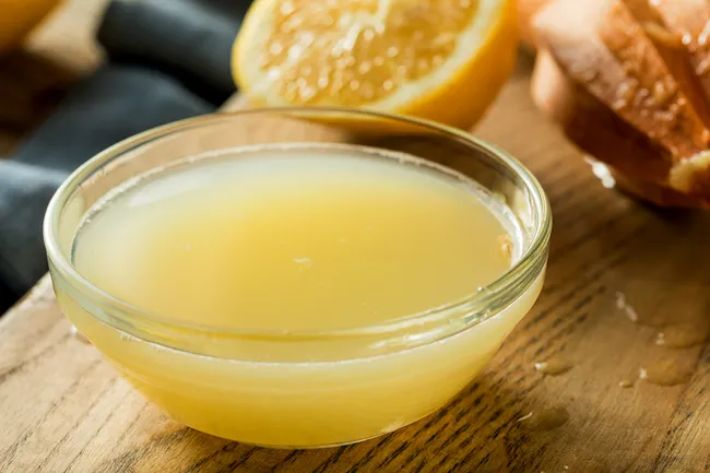 photo of lemon juice