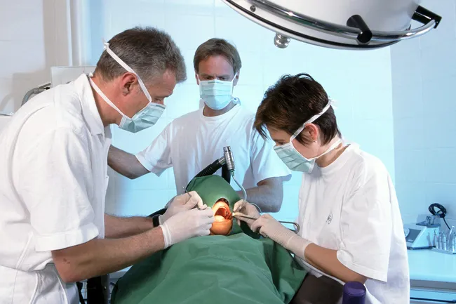 photo of dental surgery