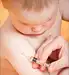 infant receiving injection