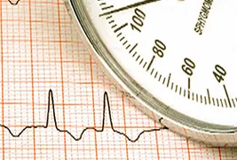 cardiac readout and blood pressure gauge