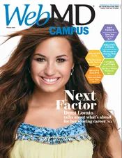 Demi Lovato in WebMD Campus Magazine