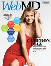 Cameron Diaz in WebMD Magazine