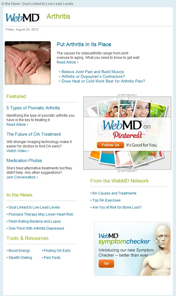 WebMD - Better Information. Better Health.
