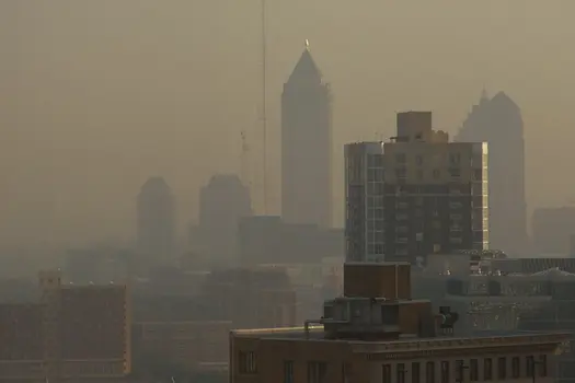 photo of smog in atlanta