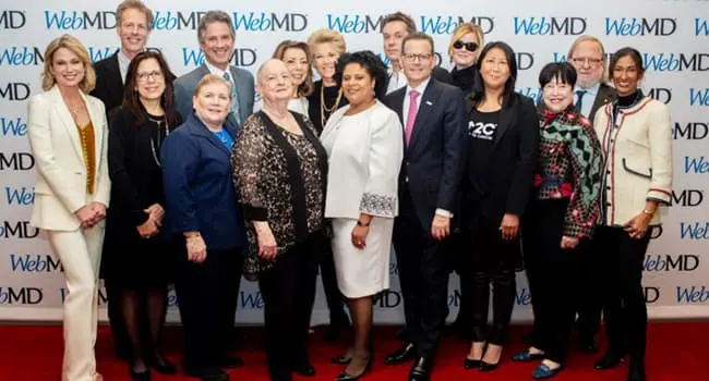 group photo of webmd health heroes 2019
