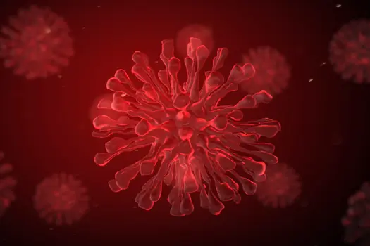 photo illustration of hiv virus