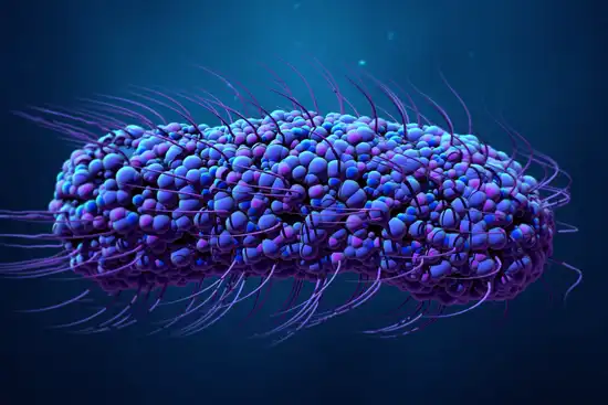 3d bacteria illustration