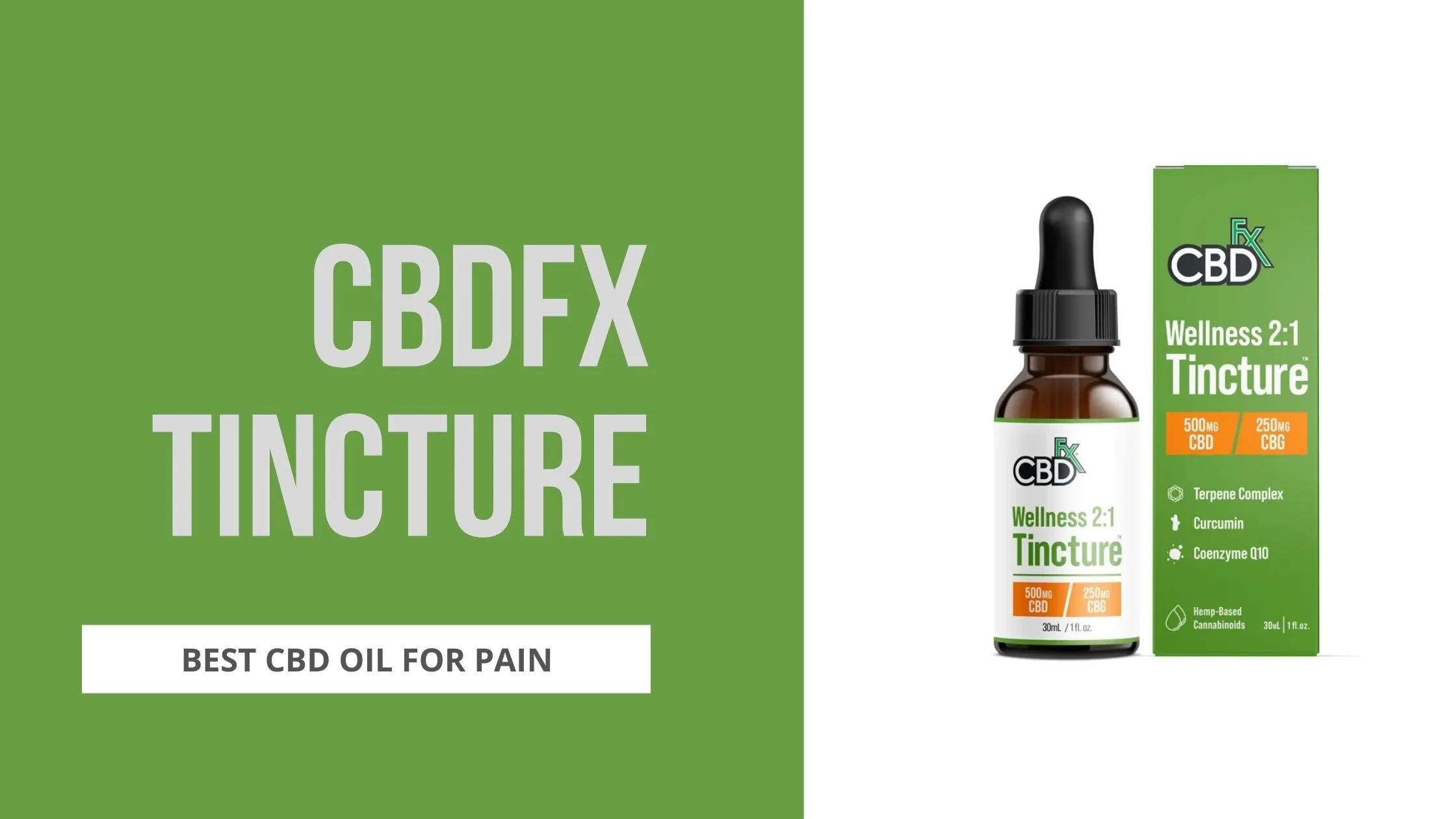 cbdfx tincture best cbd oil for pain