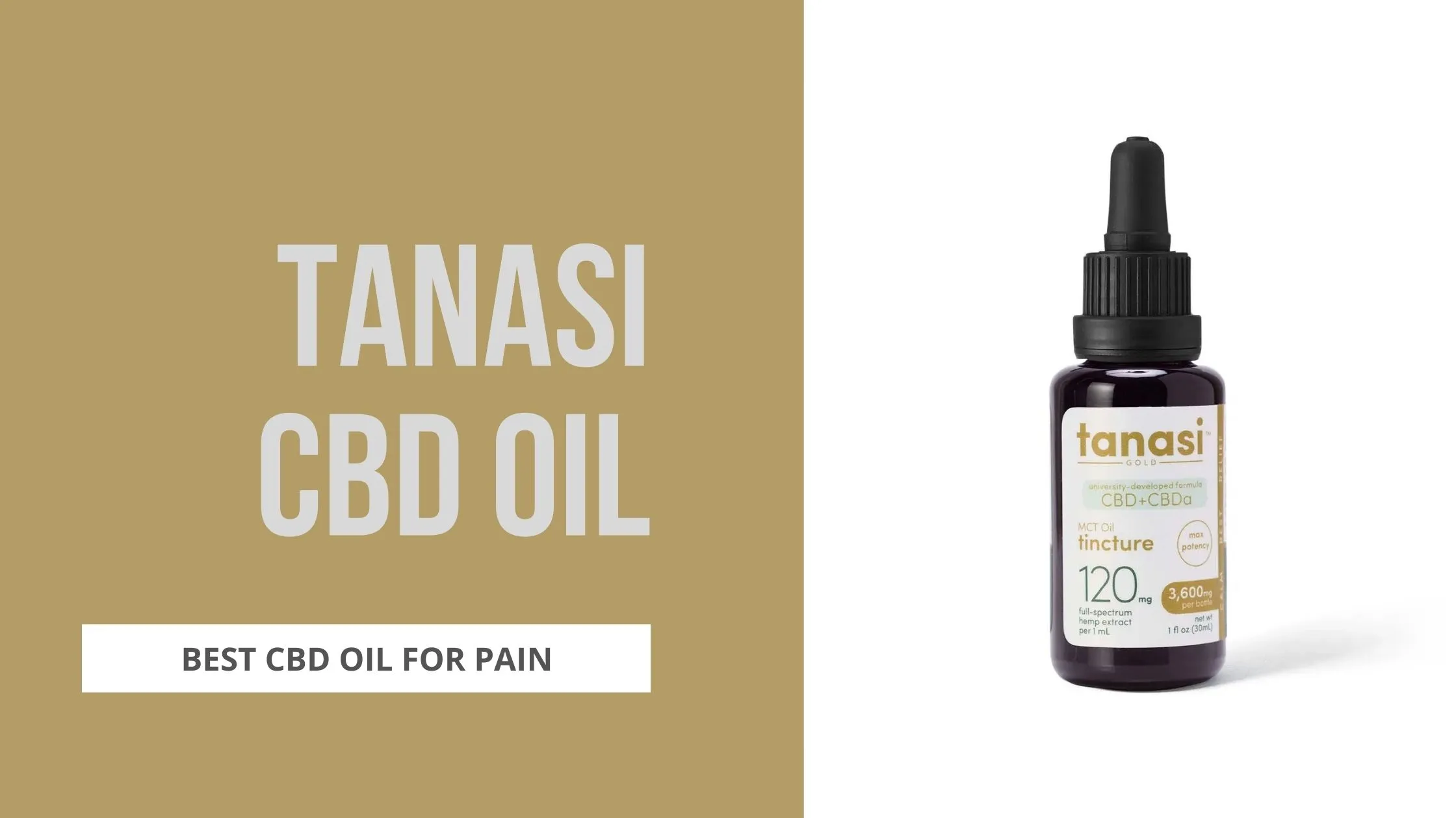 tanasi cbd oil for pain